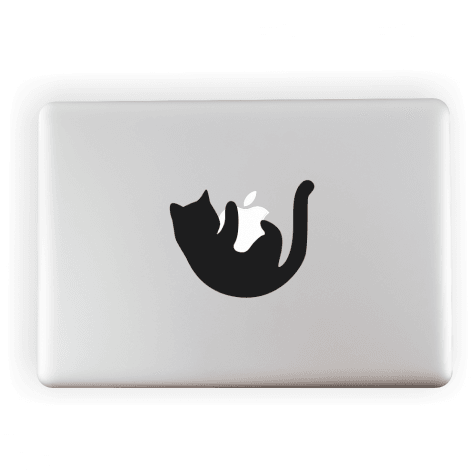 Curious Kitten Laptop Sticker