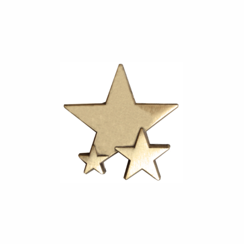 Plain Triple Star Badge