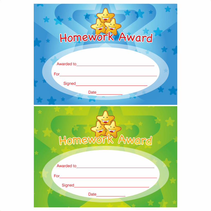 homework-award-certificate-pack-for-teachers