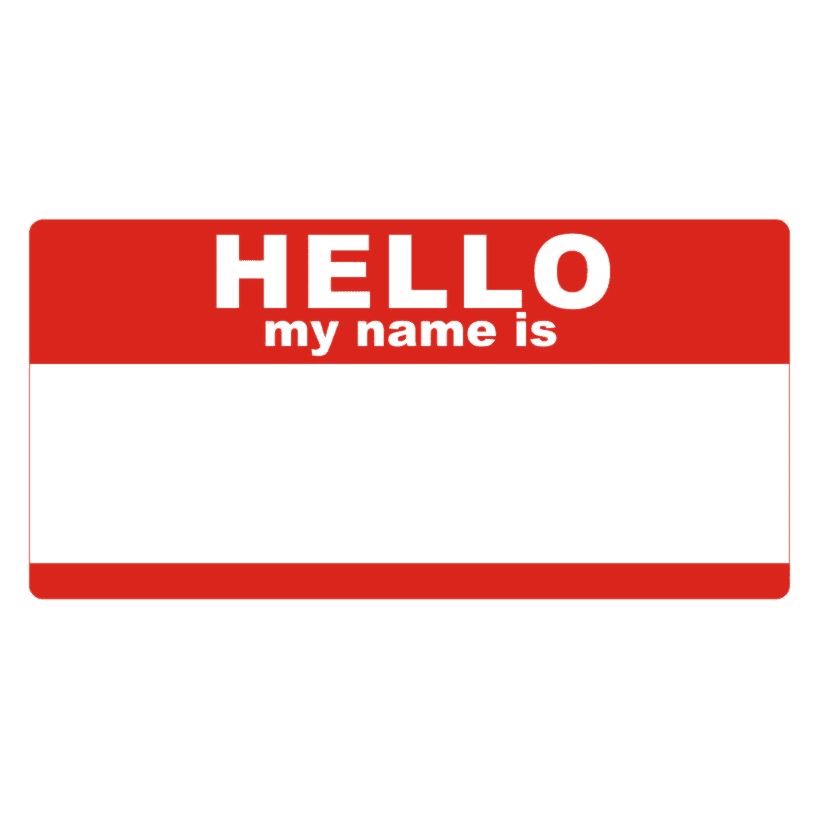 My Name Is Stickers | School Stickers for Teachers