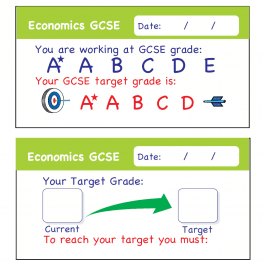 Economics GCSE Assessment Stickers