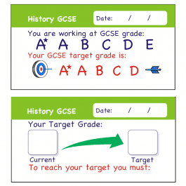 History GCSE Assessment Stickers
