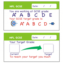 MFL GCSE Assessment Stickers