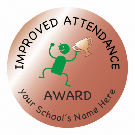Bronze Improved Attendance Stickers