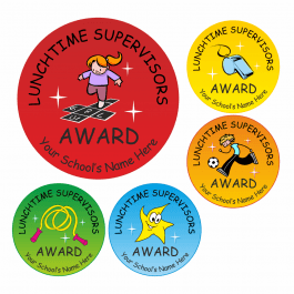 Lunchtime Supervisors Award Stickers