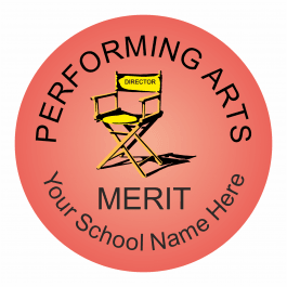 Performing Arts Reward Stickers - Classic