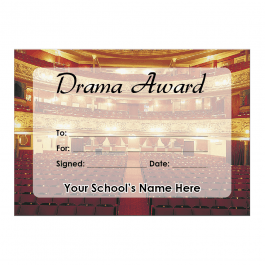 Drama Certificate Set 1