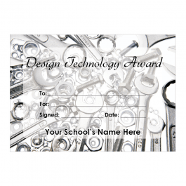 Design Technology Certificate Set 1