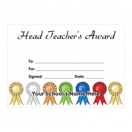 Head Teacher Certificate Set 2