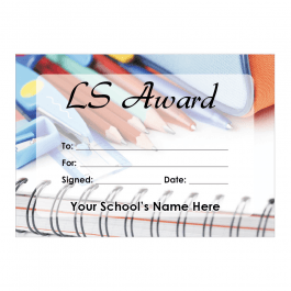Learning Support Certificate Set 1