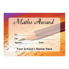 Maths Certificate Set 1