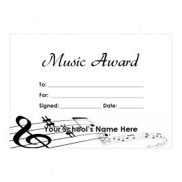 Music Certificate Set 2