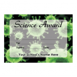 Science Certificate Set 1
