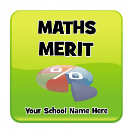 Maths Square Reward Stickers