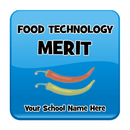 Food Tech Square Reward Stickers