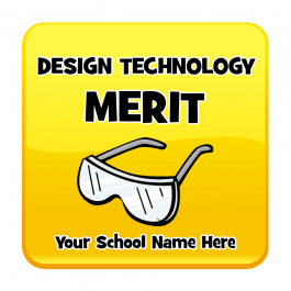 Design Technology Square Reward Stickers