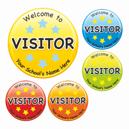 Visitor Circular Stickers