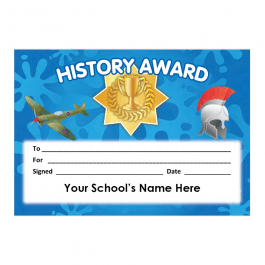History Certificate Set 4