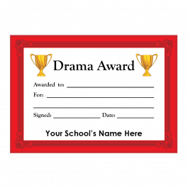 Drama Certificate Set 3