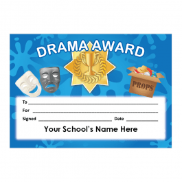 Drama Certificate Set 4