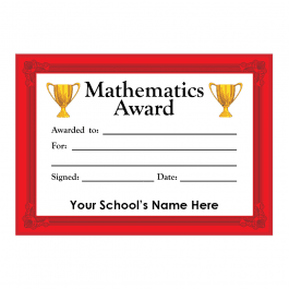 Maths Certificate Set 3