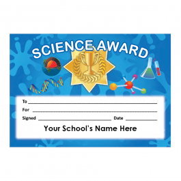 Science Certificate Set 4