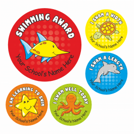 Swimming Stickers Set 1