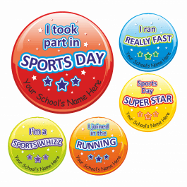 Sports Day Phrase Stickers