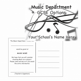 Music Options Postcard