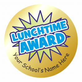 Lunchtime Gold Award Stickers