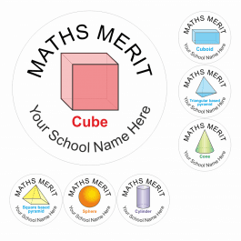 Maths Merit Shape Stickers