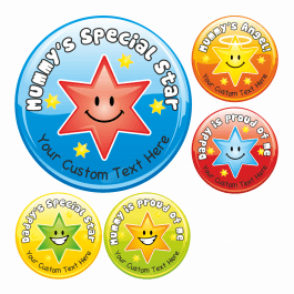 Mummy and Daddy's Star Stickers