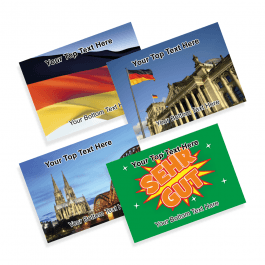 German Praise Postcards