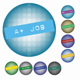 A+ Job Mini Stickers
