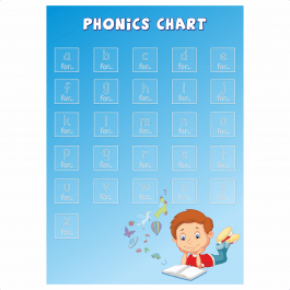 Phonics Chart A4 with Stickers