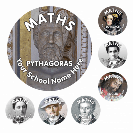 Great Mathematicians Reward Stickers