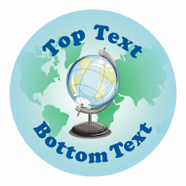 Geography Customisable Stickers
