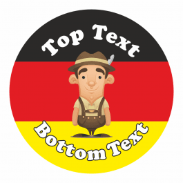 German Customisable Stickers