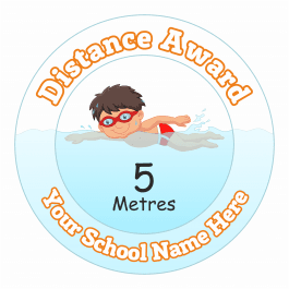 Swimming Distance Award - 5 Metres - Boys