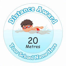 Swimming Distance Award - 20 Metres - Boys