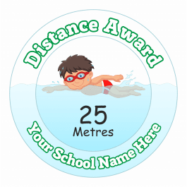 Swimming Distance Award - 25 Metres - Boys