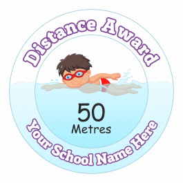 Swimming Distance Award - 50 Metres - Boys