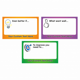 Colourful Self Assessment Stickers