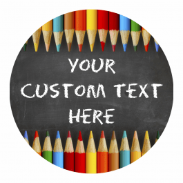 General Fully Customisable Stickers - Chalkboard  