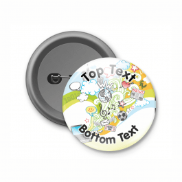 Doodle Design - Customised Button Badge