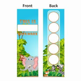 Safari Sticker Collection Bookmarks