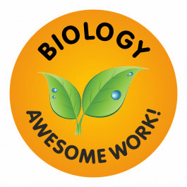 Awesome Work Reward Stickers - Biology