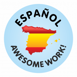 Spanish Awesome Work Stickers
