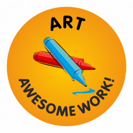 Awesome Work Reward Stickers - Art