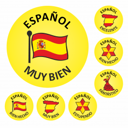 Spanish Well Done Stickers